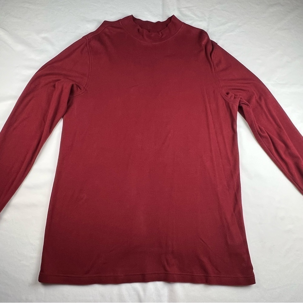 Croft and Barrow - Men’s Long Sleeve Shirt - LT - Dark Red
